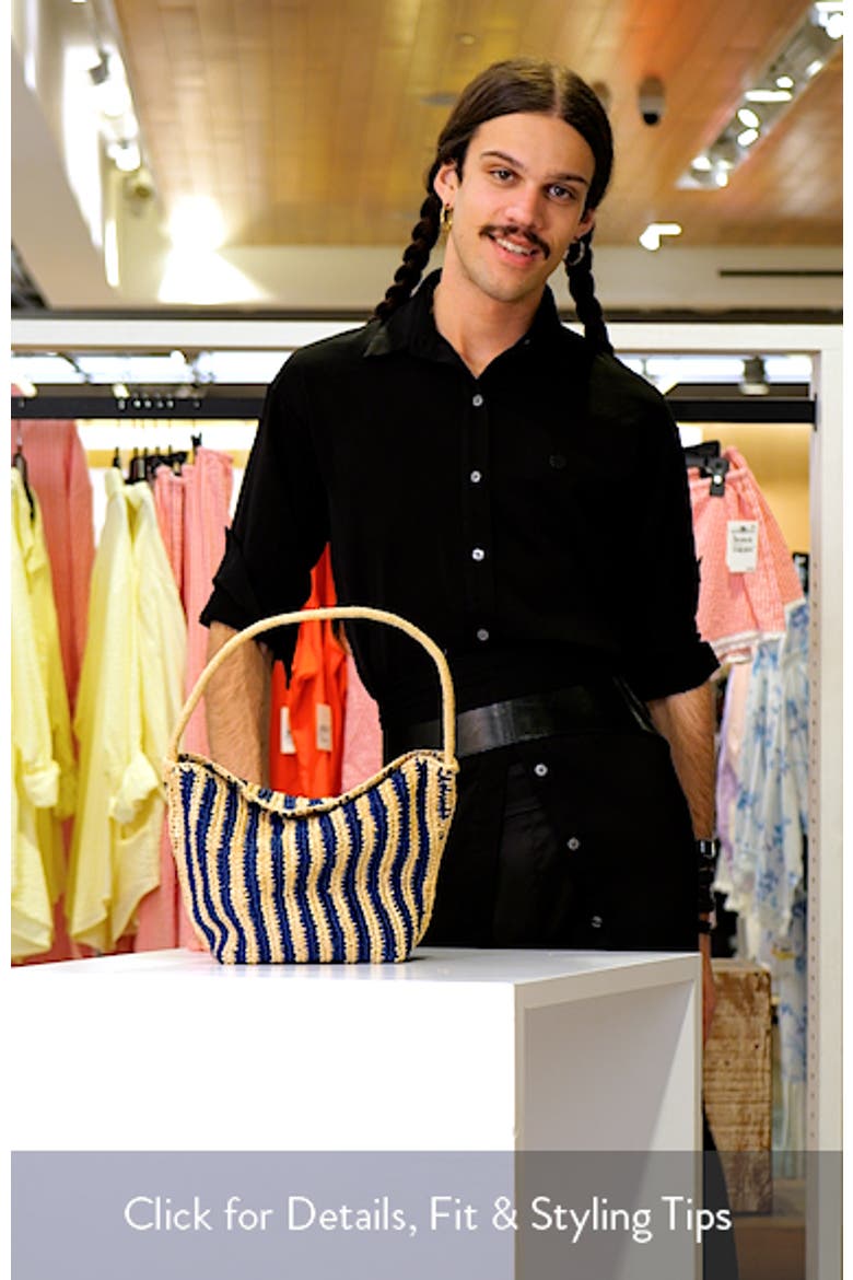 The Signature Woven Raffia Shoulder Bag video