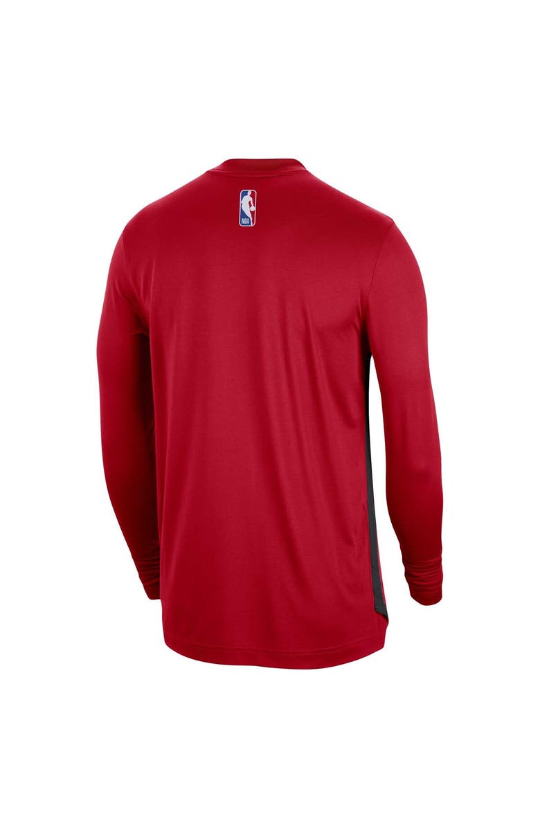 Nike Unisex Nike Red Atlanta Hawks 2023/24 Authentic Pregame Long Sleeve Shooting Shirt, Alternate, color, 