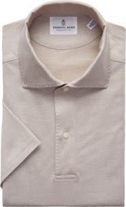 Emanuel Berg Textured Luxe Polo