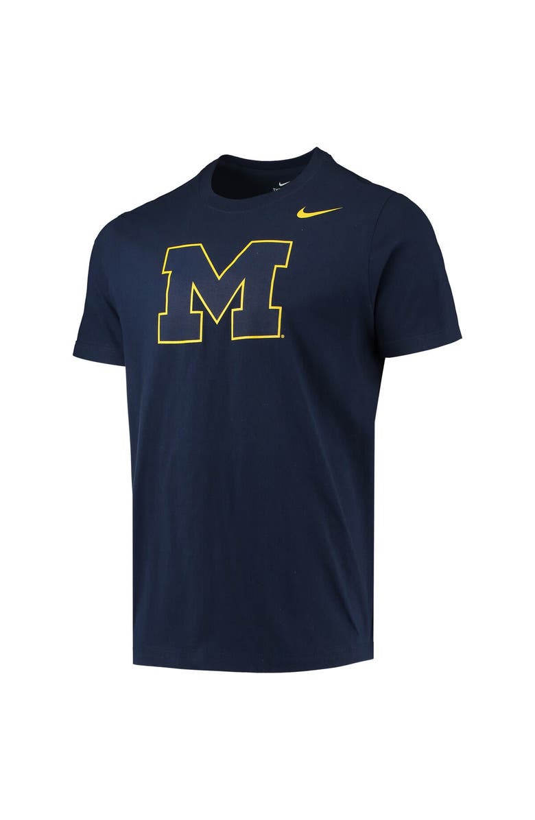 Nike Men's Nike Navy Michigan Wolverines Logo Color Pop T-Shirt, Alternate, color,