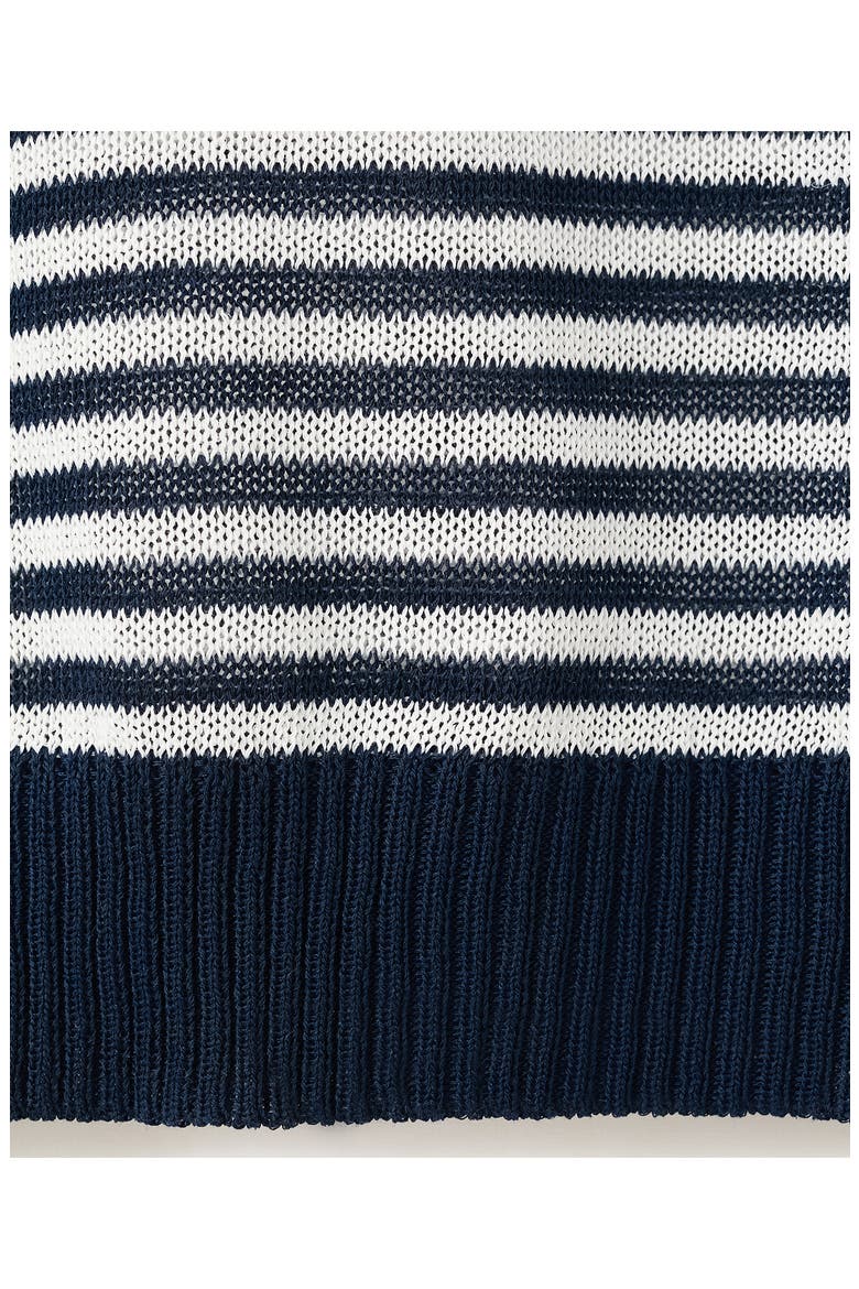 Stripe Crop Sweater, Alternate, color, DARK NAVY