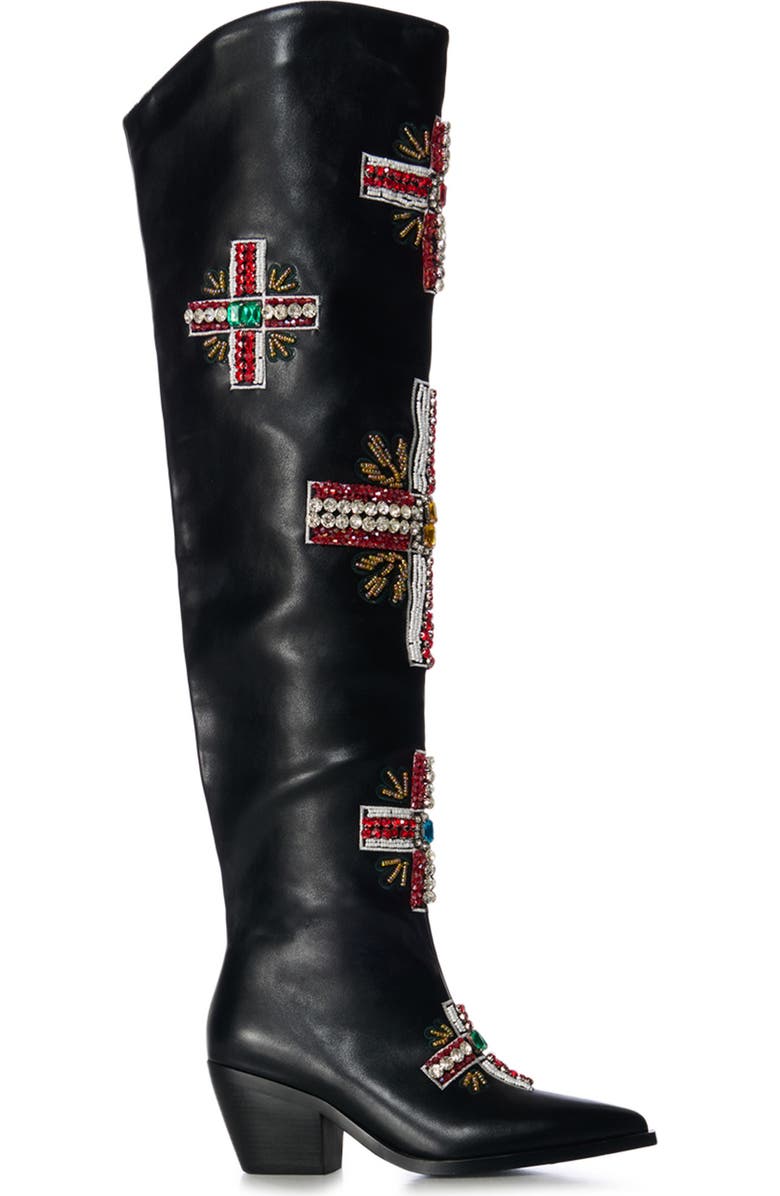 AZALEA WANG Jazlyn Knee High Boot, Alternate, color,