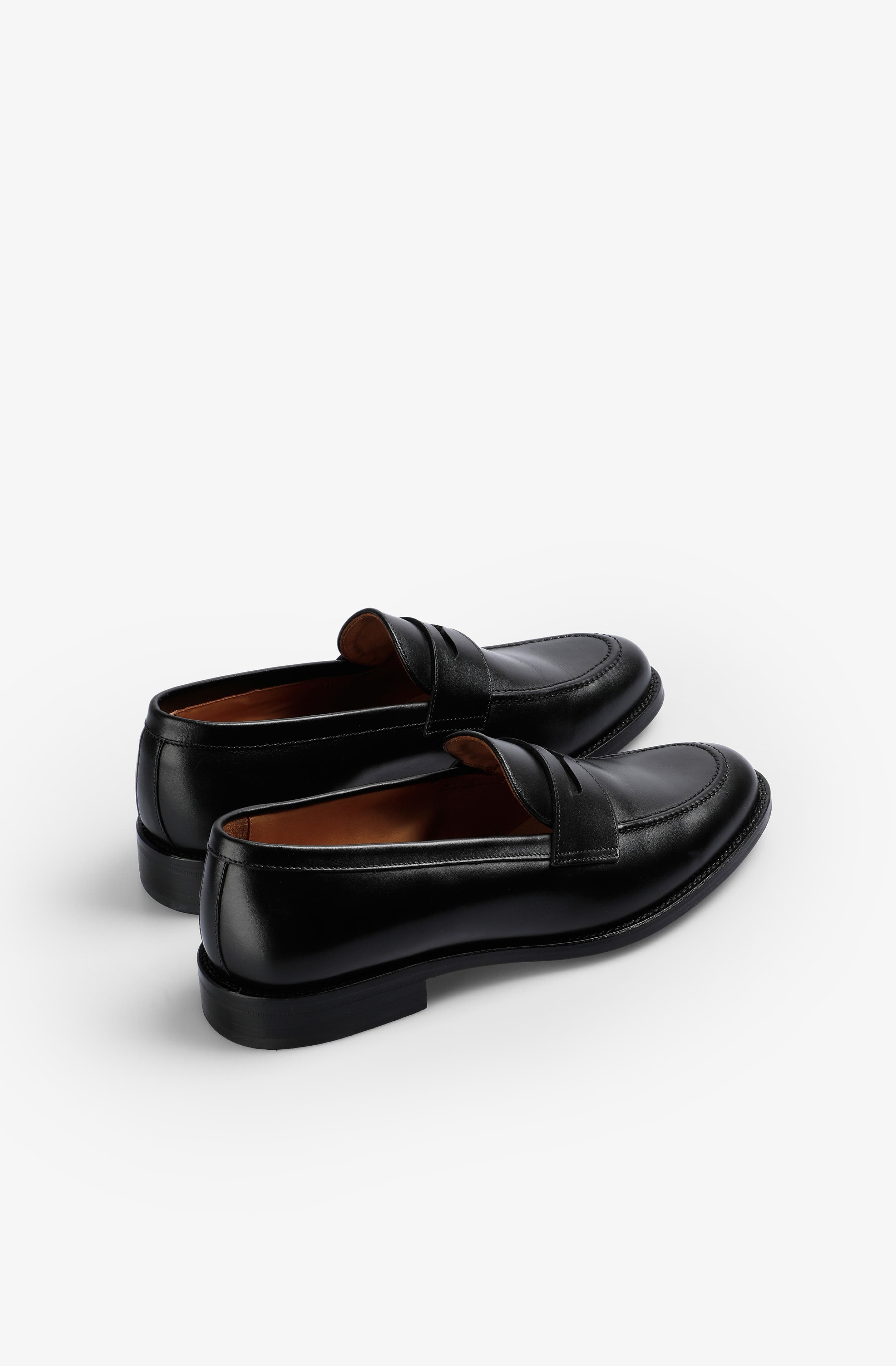 Scalpers Carlson Loafer Shoes, Alternate, color, Black