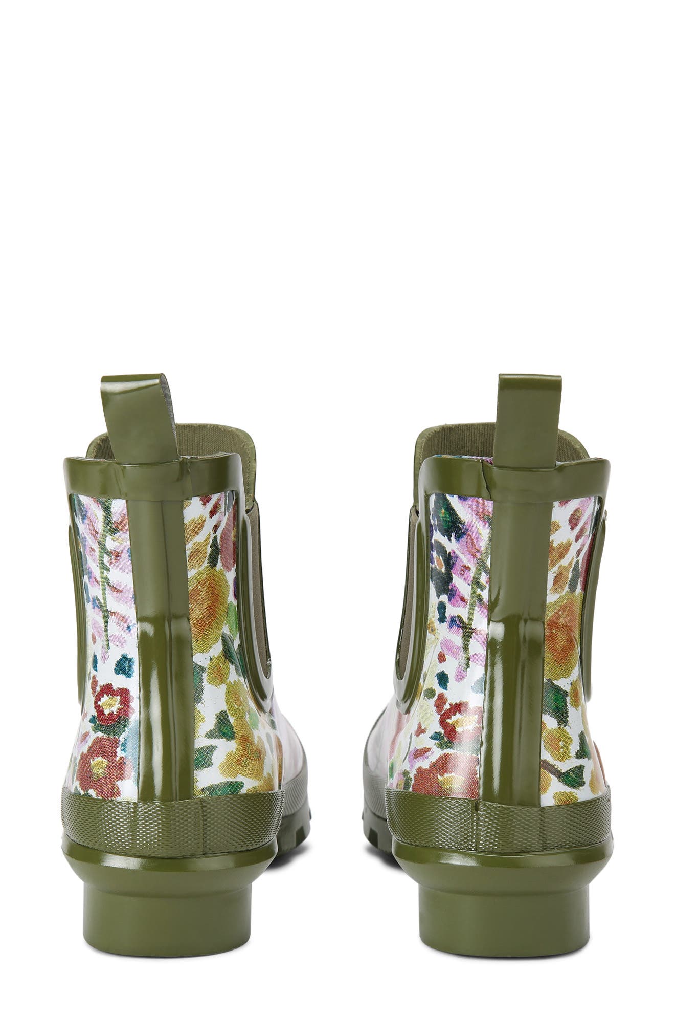 Kurt Geiger London Floral Couture Sleet Chelsea Rain Boot, Alternate, color, 