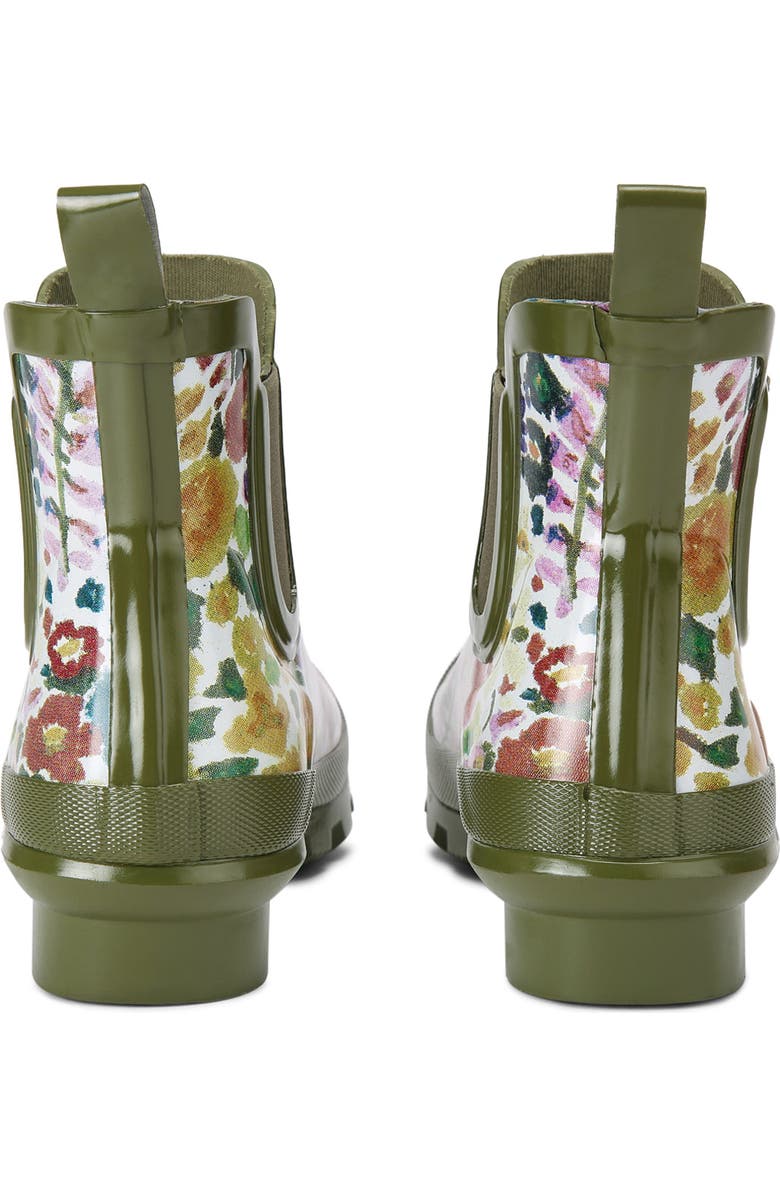 Kurt Geiger London Floral Couture Sleet Chelsea Rain Boot, Alternate, color,