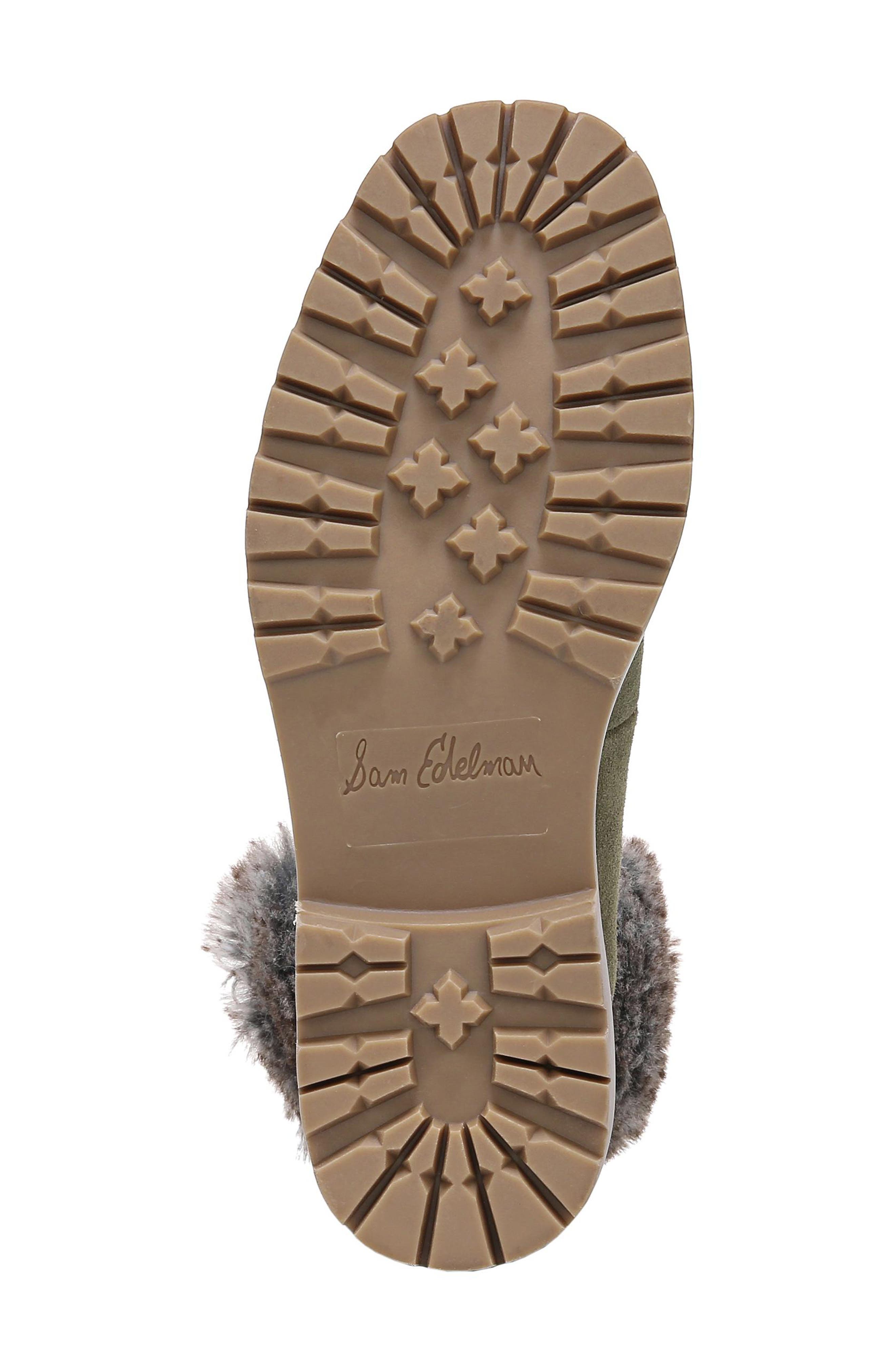 Sam Edelman Bowen Faux Fur Trim Bootie, Alternate, color, 