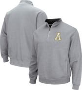 COLOSSEUM Men's Colosseum Heathered Gray Appalachian State Mountaineers Tortugas Team Logo Quarter-Zip Jacket