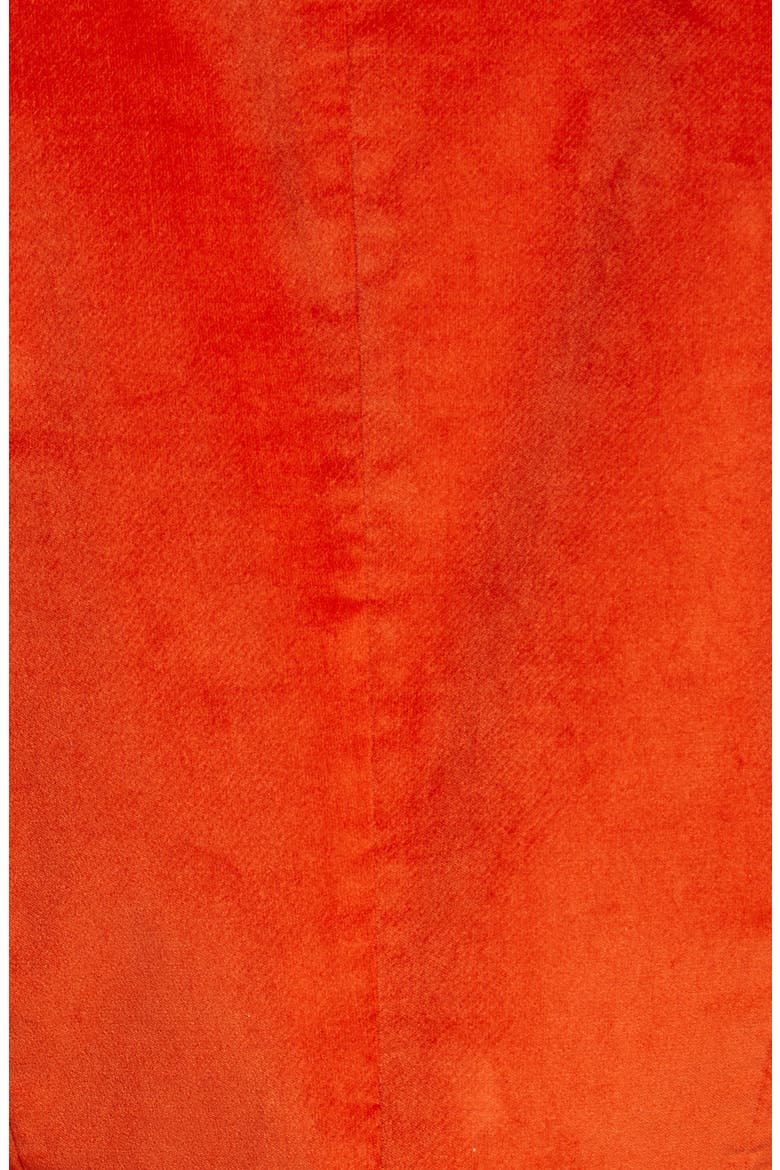Double Breasted Velvet Blazer, Alternate, color, RUST ROOIBOS