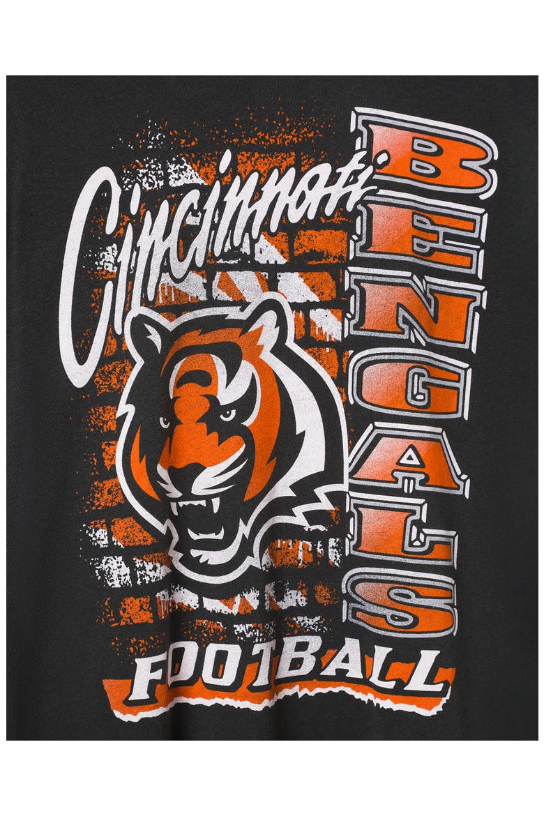 Cincinnati Bengals Brick Graphic T-Shirt, Alternate, color, TRUE BLACK