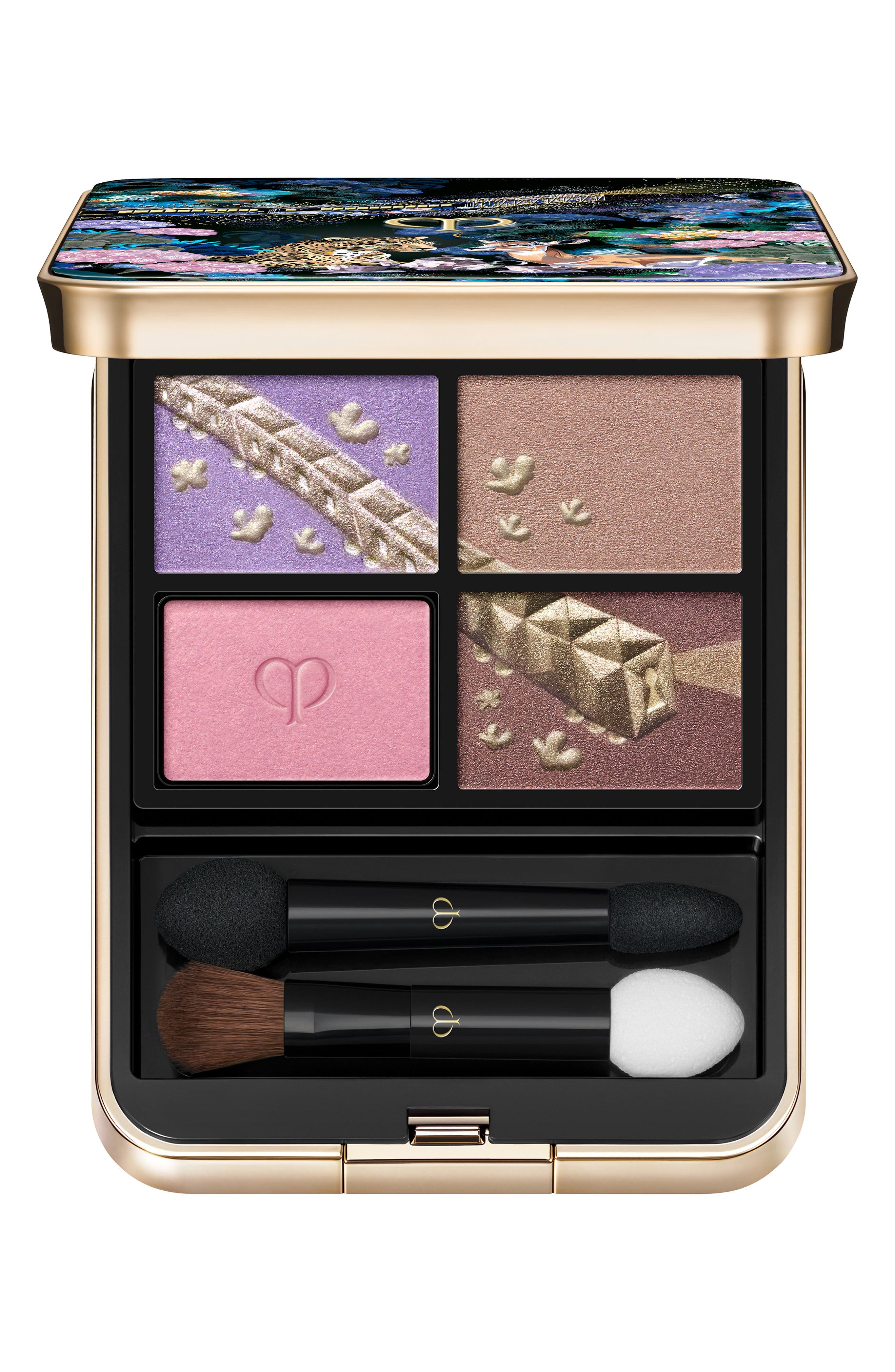 Clé de Peau Beauté Eye Color Quad 504 Pastel Tea Safari Eyeshadow