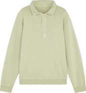 Fortela Hunting Long Sleeve Fleece Jersey Polo Shirt