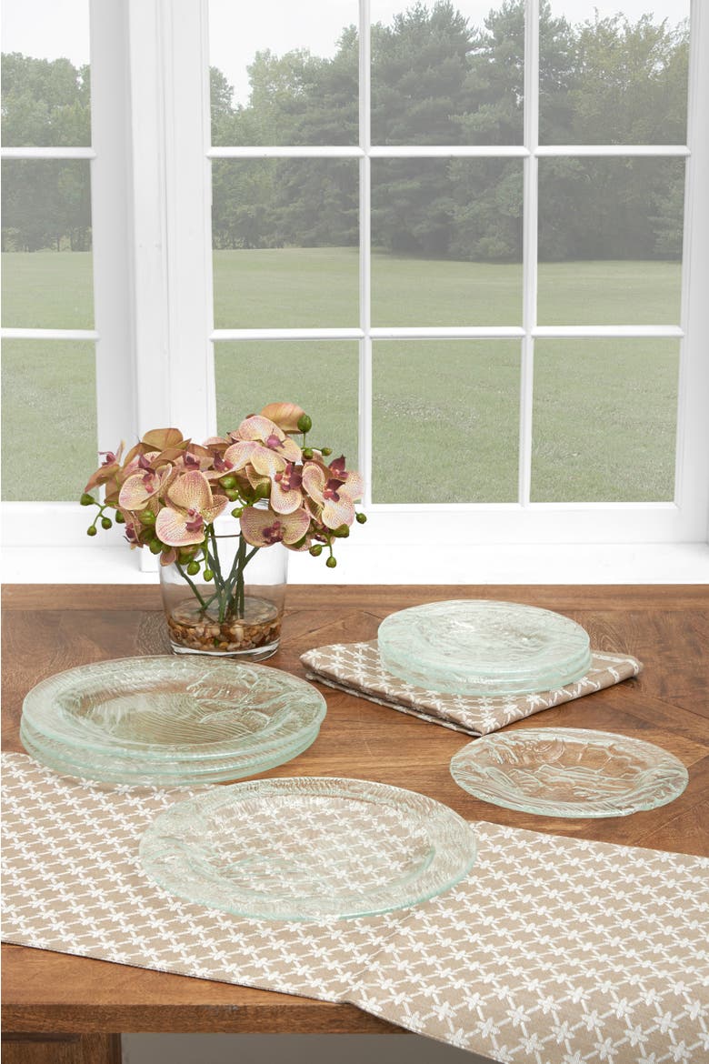 Markle Jacquard Clay Table Runner 13" x 72", Alternate, color, Brown