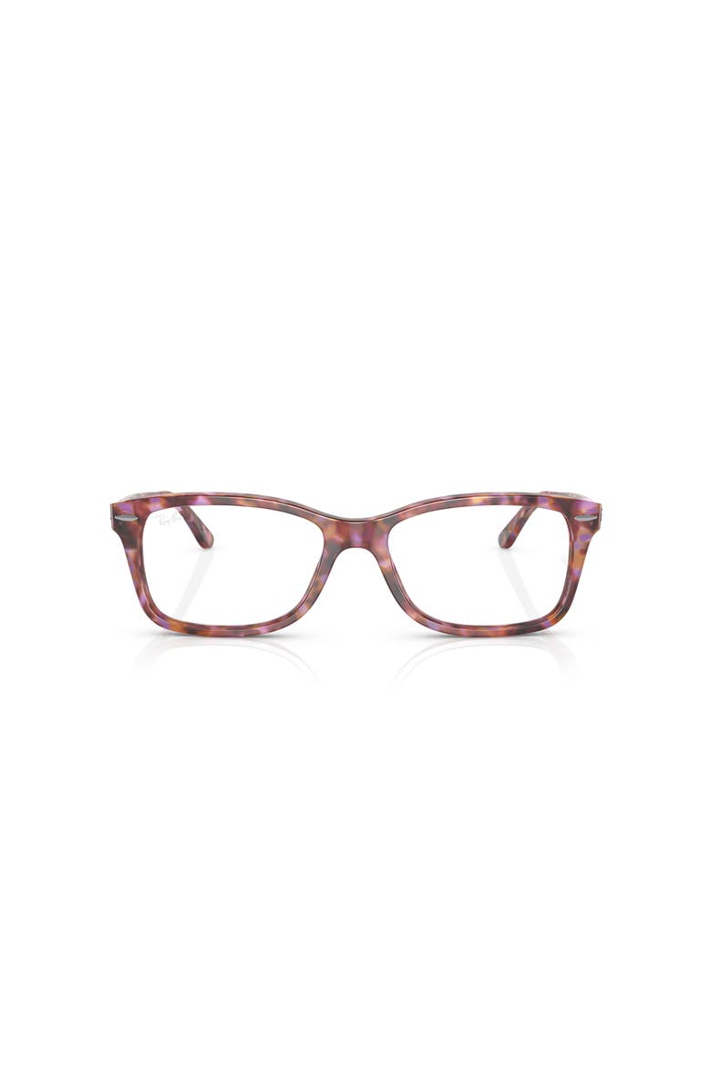 55mm Square optical glasses, Alternate, color, Red