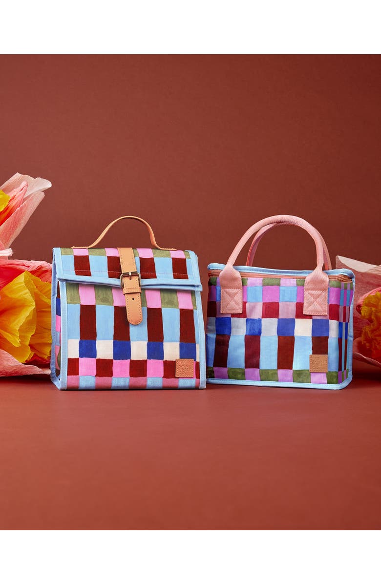 The Somewhere Co Hopscotch Lunch Bag, Alternate, color, Hopscotch