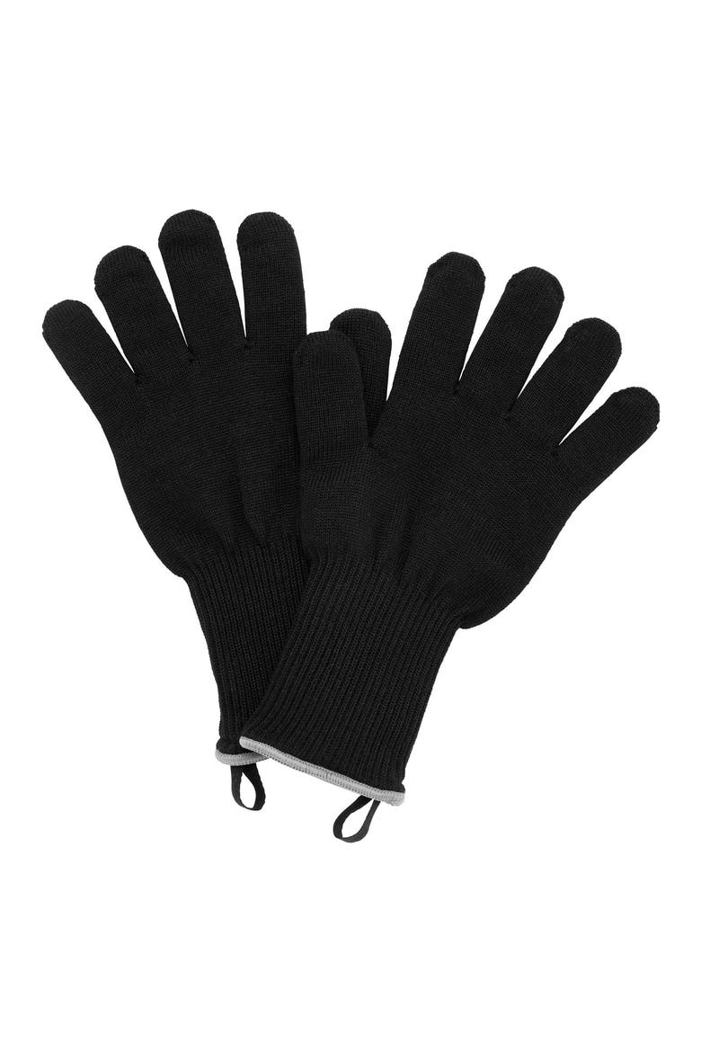 BBQ Heat Resistant Glove, Alternate, color, STAINLESS STEEL