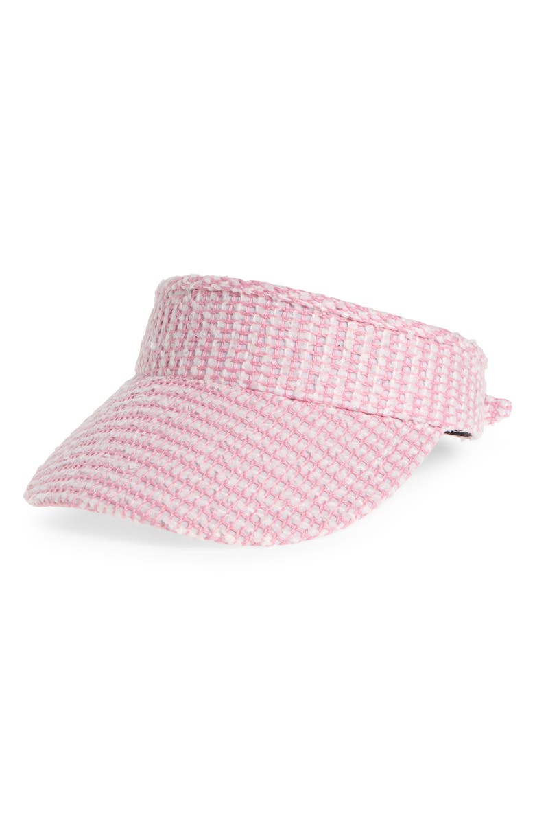 Lele Sadoughi Bow Tie Visor, Main, color, 