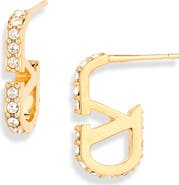 Valentino Garavani VLOGO Signature Swarovski® Crystal Earrings