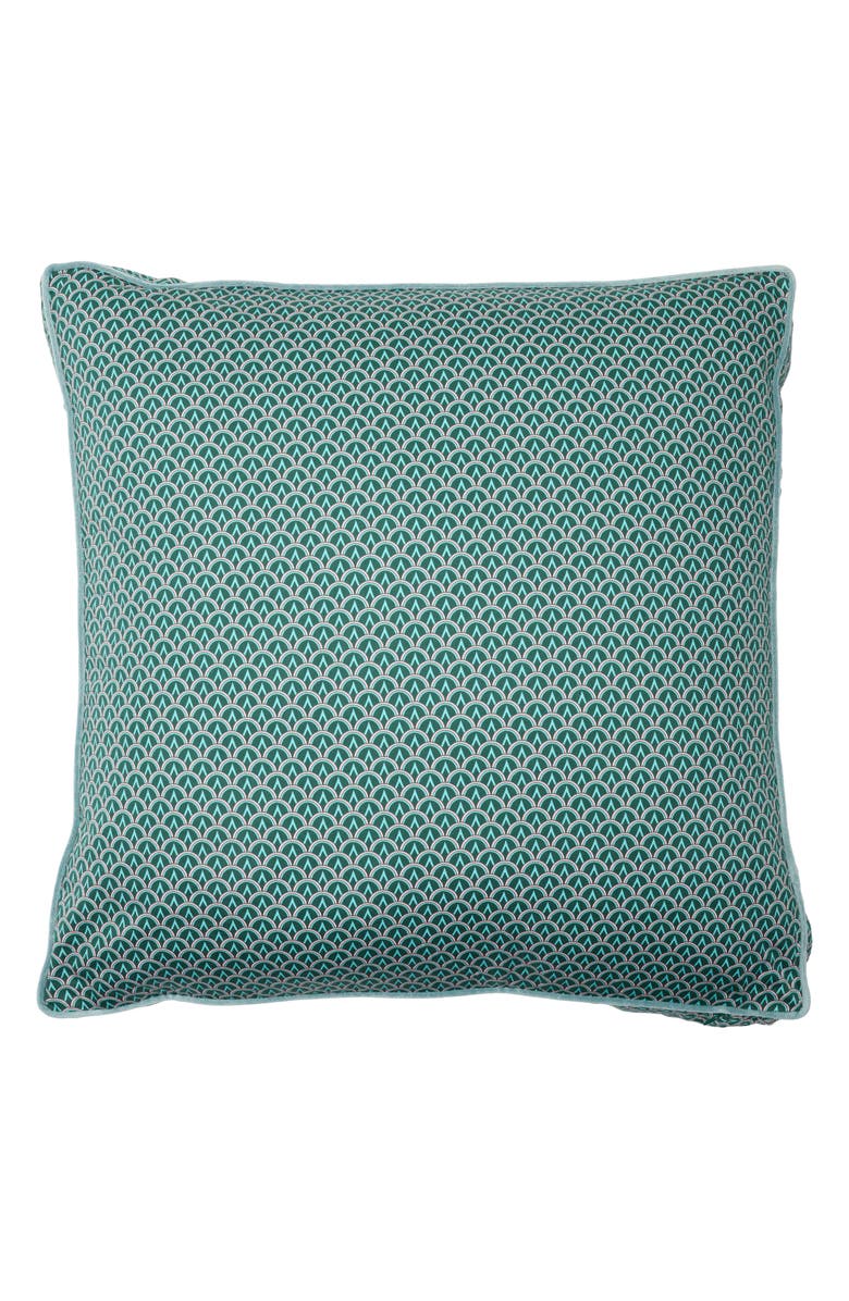 Ted Baker Tropical Accent Pillow, Alternate, color, Dark Teal Multi