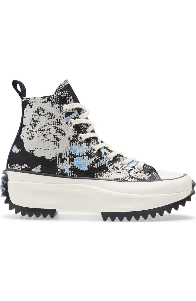 Converse Chuck Taylor<sup>®</sup> All Star<sup>®</sup> Run Star Hike Floral High Top Platform Sneaker, Alternate, color,