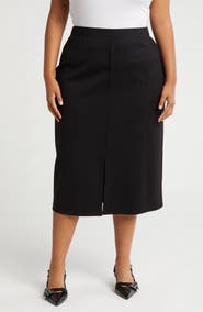 BY DESIGN Kim Ponte Pencil Skirt