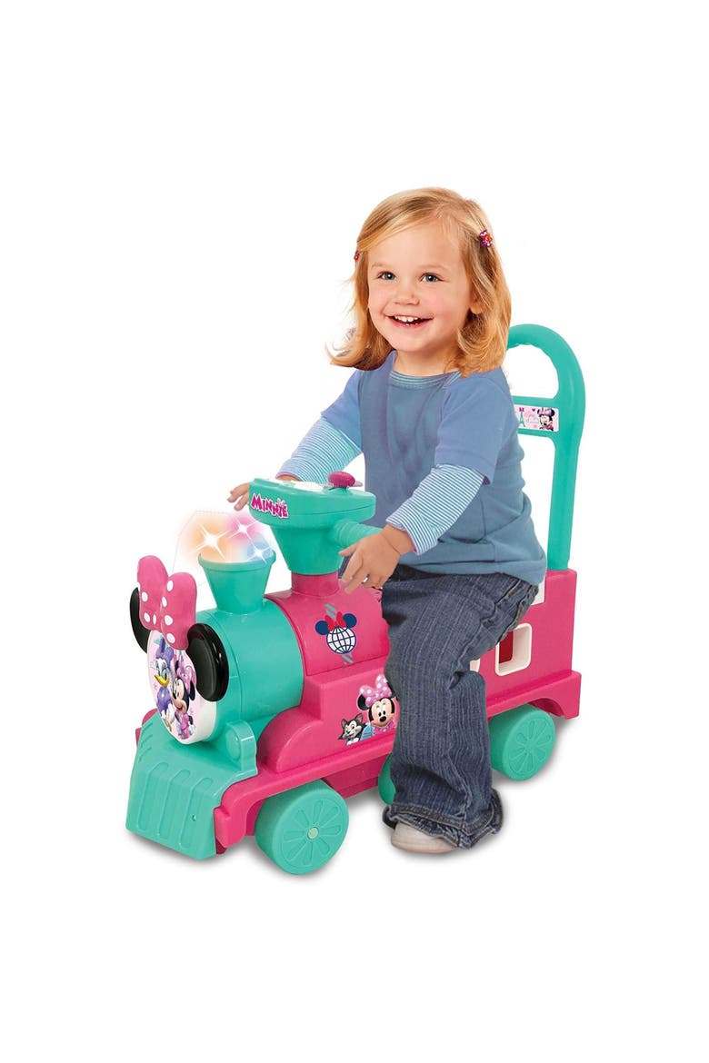 Disney Minnie Mouse Play N' Sort Activity Train Rideon, Alternate, color, Multicolored