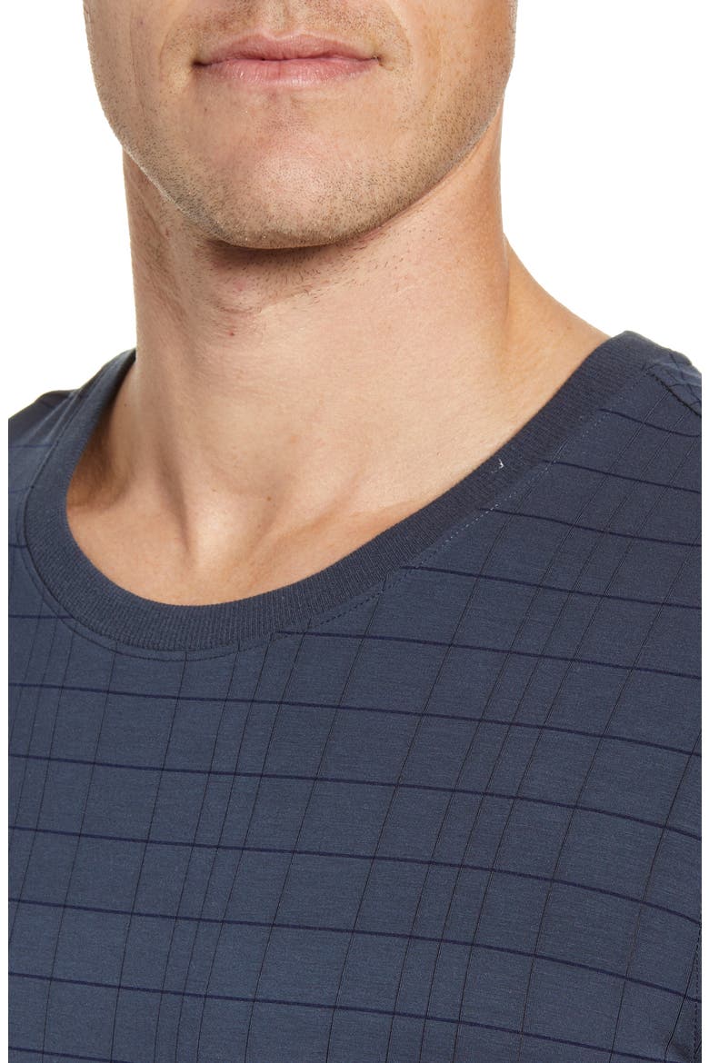 Modal Blend Crewneck T-Shirt, Alternate, color, PRUSSIAN BLUE