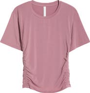 Zella Breathe Ruched Performance T-Shirt