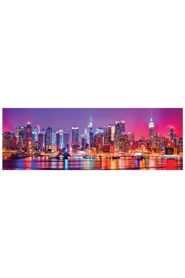 New York City 1000pc Panoramic Puzzle, Alternate, color, Multicolor