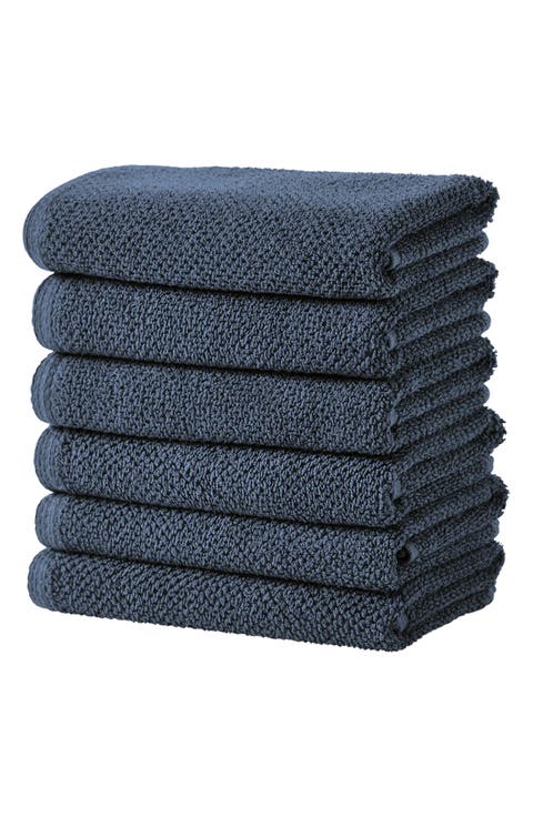 Popcorn Texture 6-Piece Towel Set