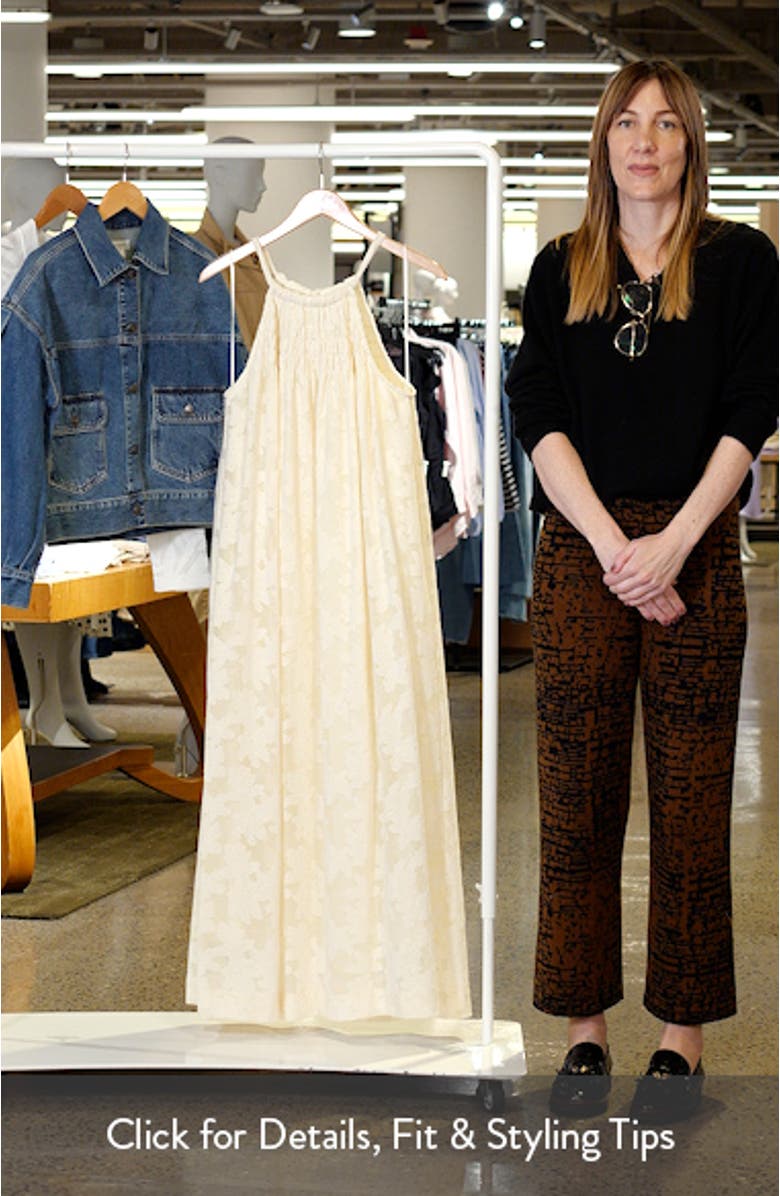 Merope Cotton Blend Maxi Dress, sales video thumbnail