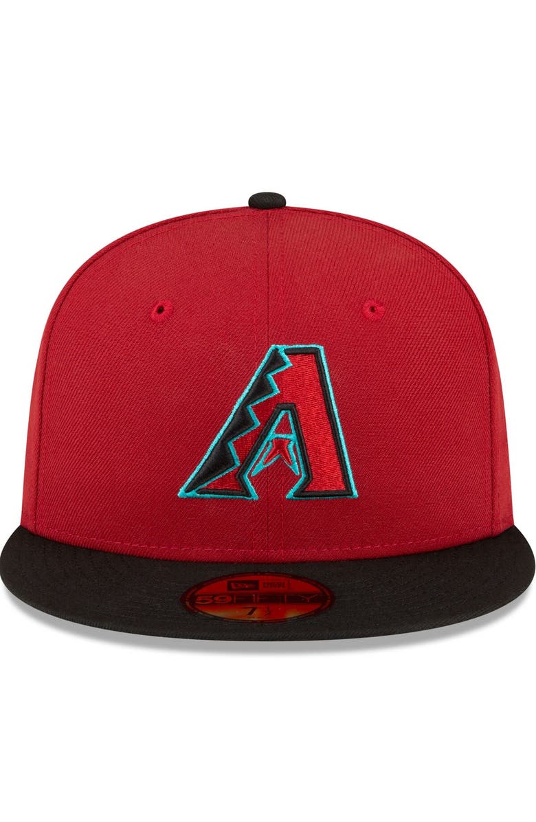 New Era Youth New Era Red/Black Arizona Diamondbacks Home Authentic Collection On-Field 59FIFTY Fitted Hat, Alternate, color, 