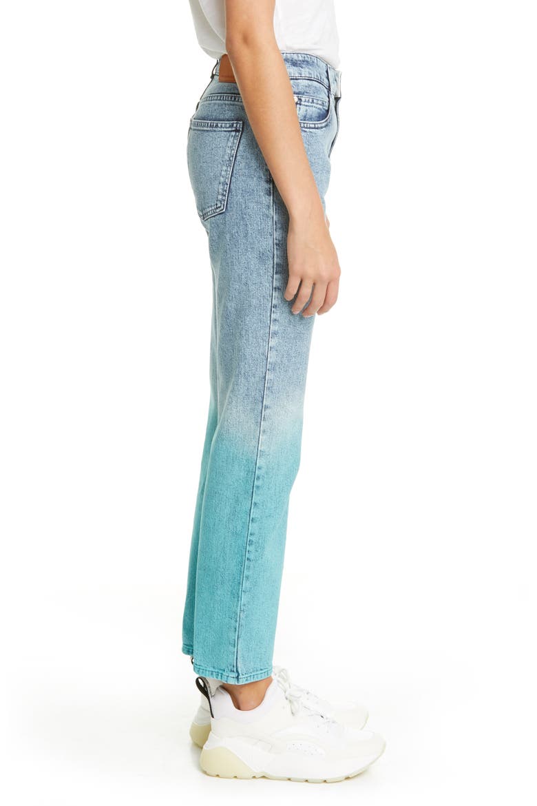 The Straight Dip Dye Boyfriend Jeans, Alternate, color, DEGRADE