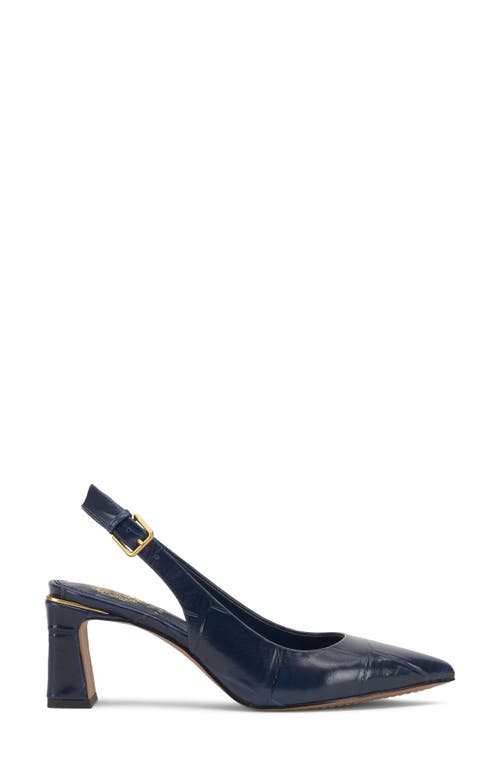 Vince Camuto Hamden Pointed Toe Slingback Pump In Blue