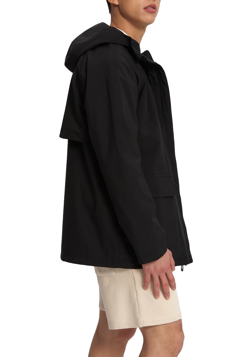 Oliver Water Resistant Hooded Jacket, Alternate, color, BLACK