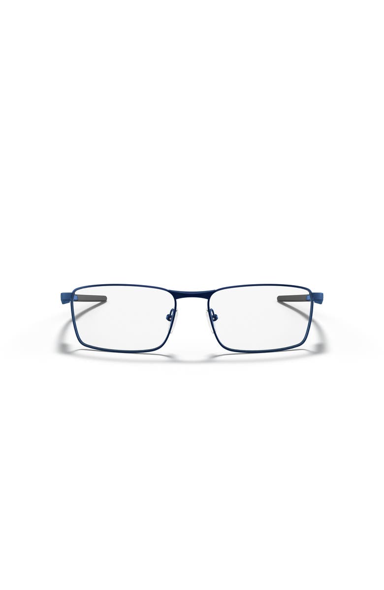 Oakley 55mm Rectangle optical glasses, Alternate, color, Blue