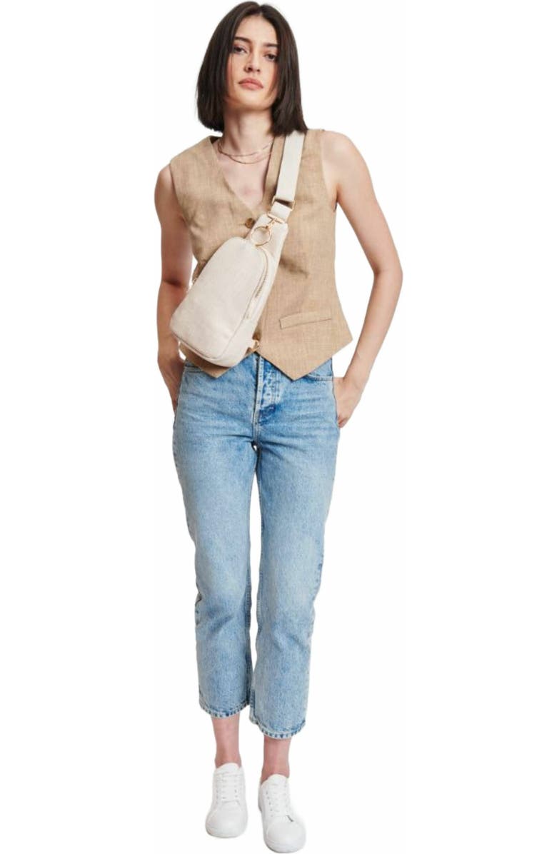 MODA LUXE Regina - Coated Canvas Sling Backpack, Alternate, color,