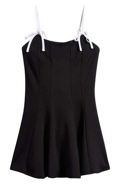 Kids' Bow Detail Skater Dress