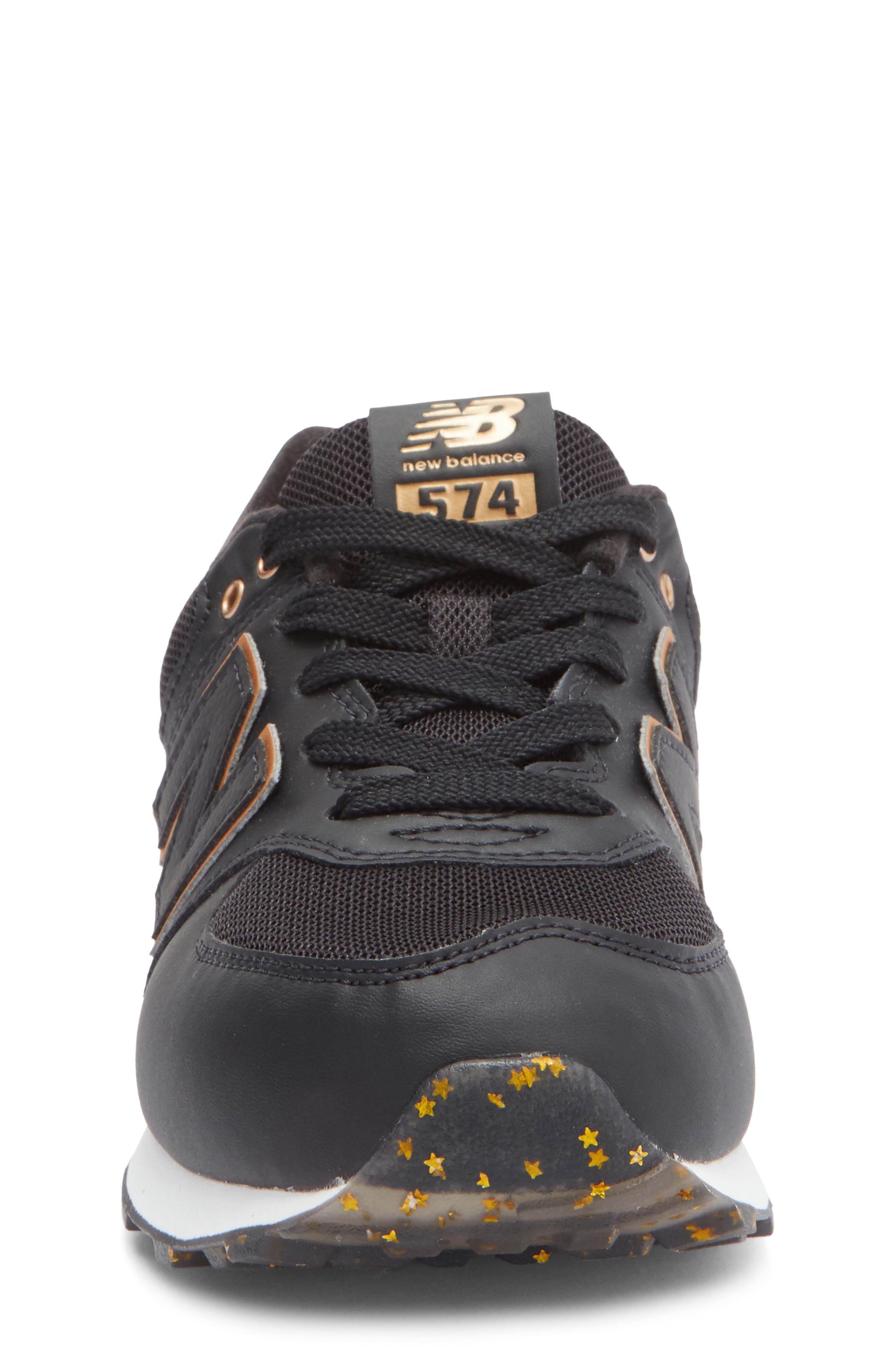New Balance Kids' 574 Sneaker, Alternate, color, Black
