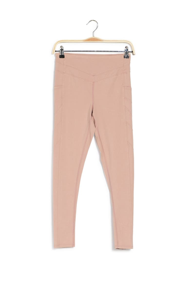 On Cloud Nine High Rise Full-Length Leggings, Alternate, color, PINK PEARL