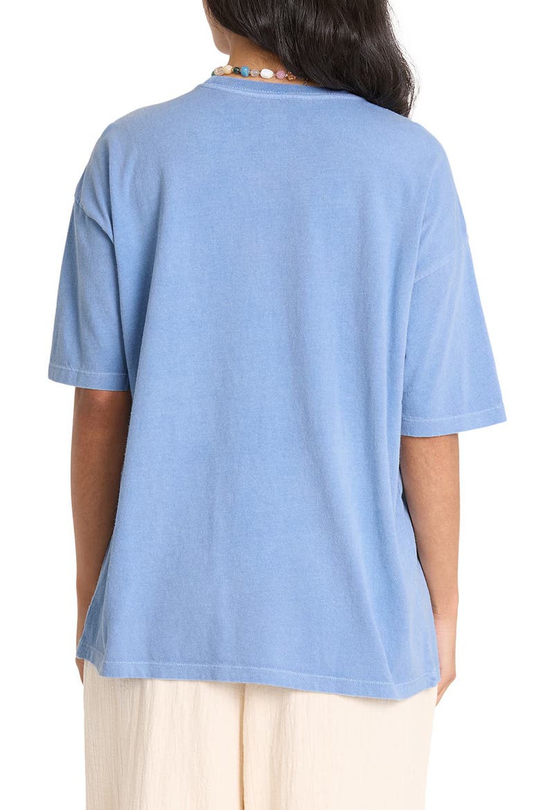 Across Skies Graphic Oversized T-shirt, Alternate, color, BLUE HORIZON