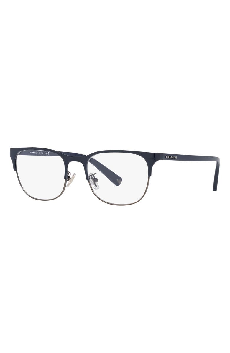 COACH 51mm Round Optical Glasses, Alternate, color, 