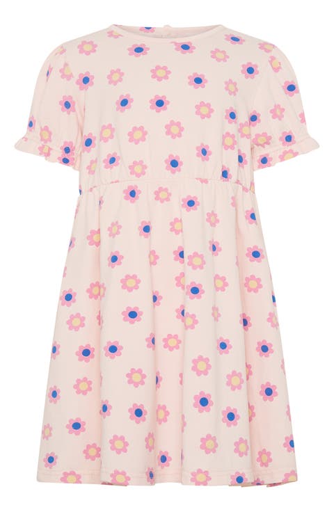 Kids' Floral Puff Sleeve Dress (Toddler, Little Kid & Big Kid)