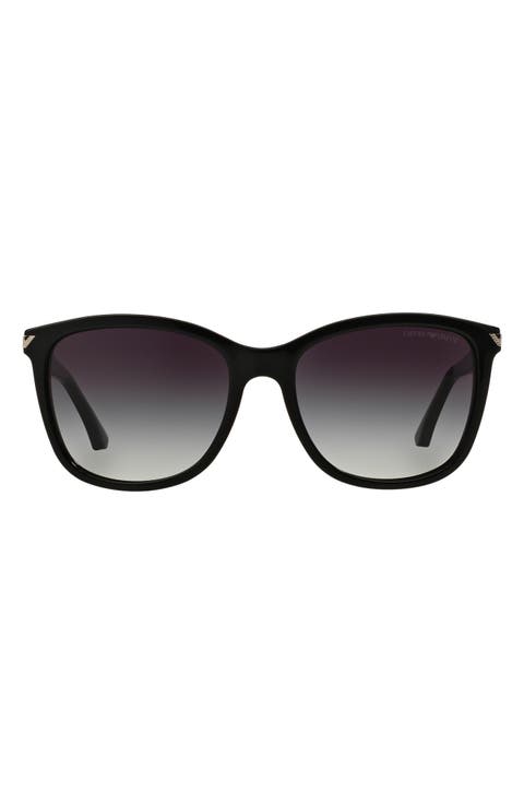 56mm Square Sunglasses