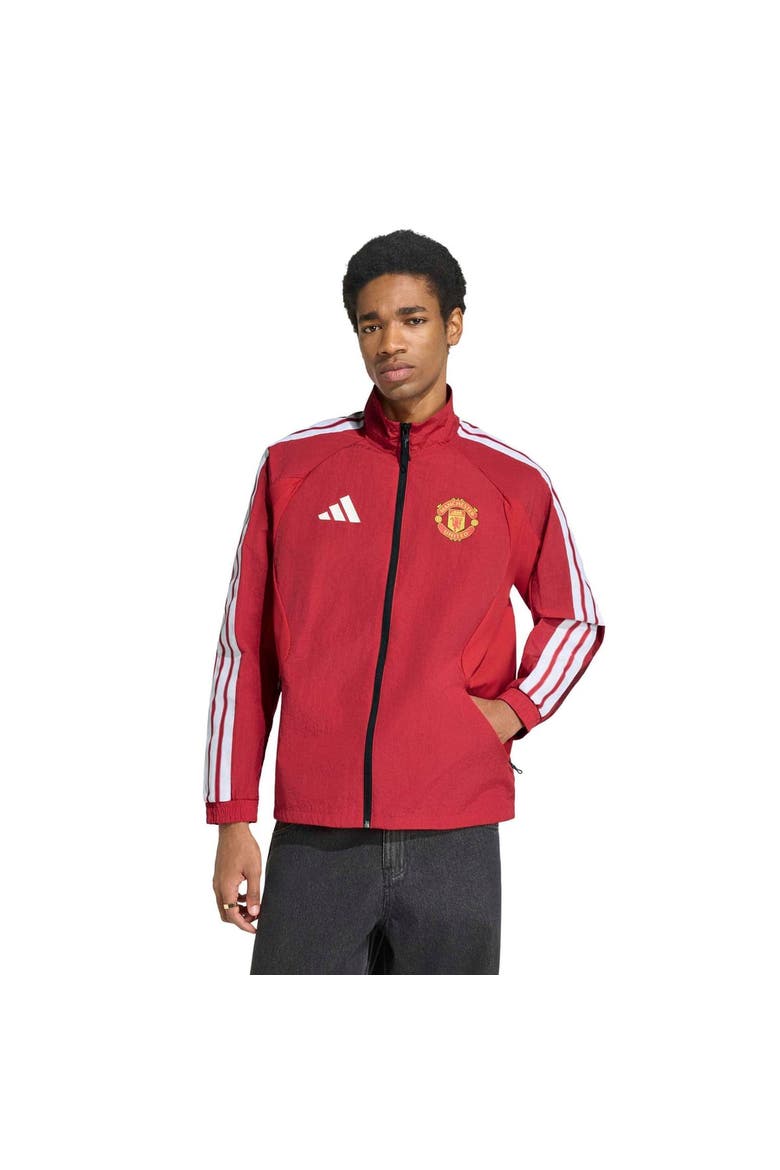 Men's adidas  Red Manchester United 2026 Full-Zip Anthem Jacket, Main, color, Red
