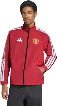 adidas Men's adidas Red Manchester United 2026 Full-Zip Anthem Jacket