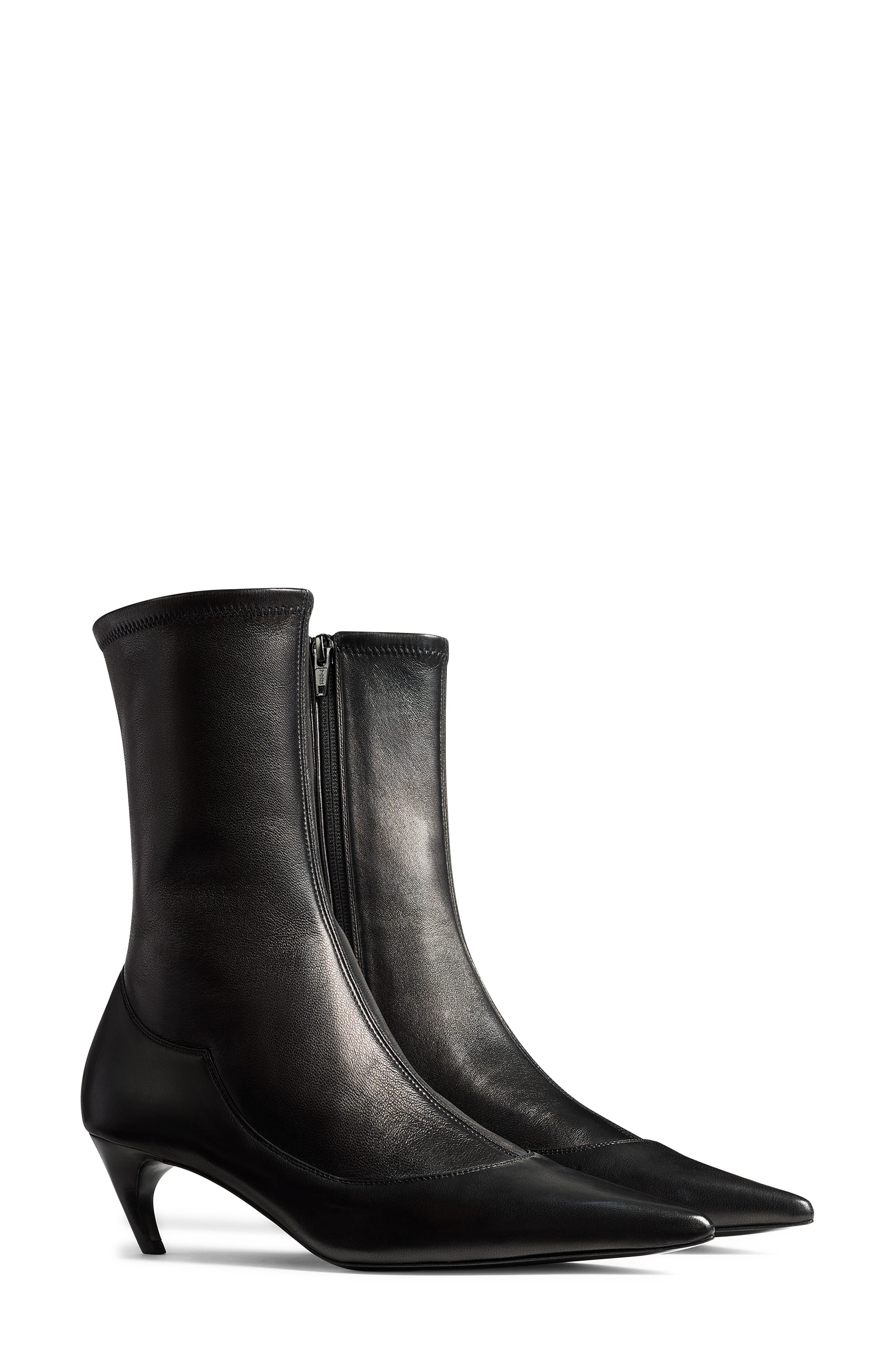 Valerie Pointed Toe Boot, Main, color, BLACK
