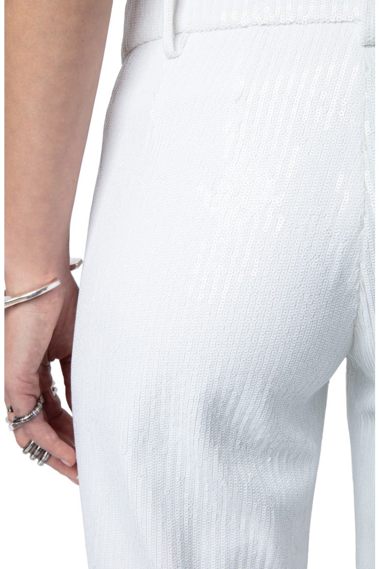 Prune Sequin Straight Leg Pants, Alternate, color, JUDO