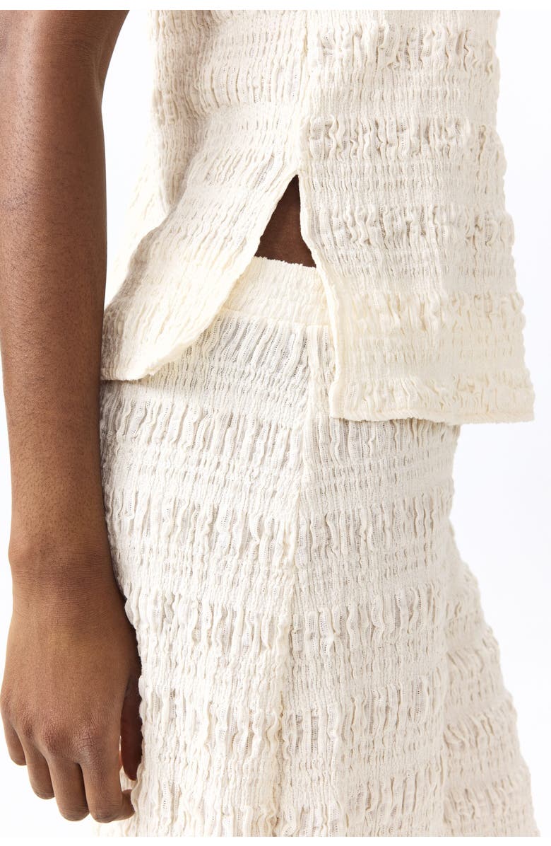 H&M Textured Jersey Balloon Trousers, Alternate, color, Ivory