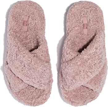iQushion High Pile Fleece Slipper