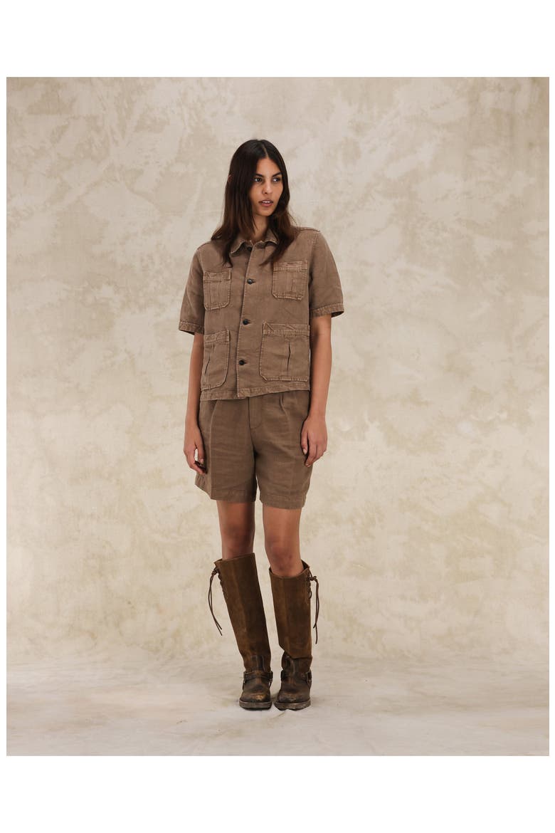 Safari Short Sleeve Shirt, Alternate, color, NOCE